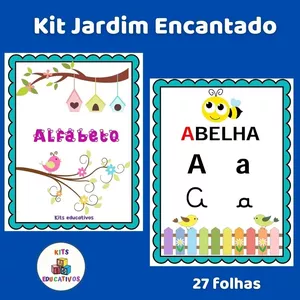 Imagem de capa para o Ebook Kit sala de aula tema "Jardim Encantado"
