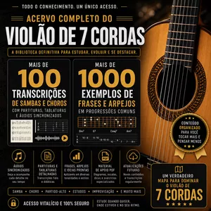Imagem do curso ACERVO COMPLETO DO VIOLÃO DE 7 CORDAS
