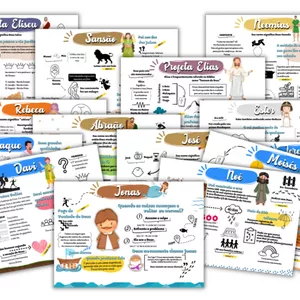 Imagem do curso Personagens Bíblicos (Mapas Mentais Para Crianças)