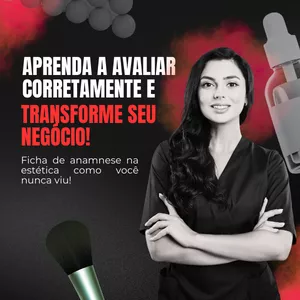 Imagem de capa para o Ebook Esteticistas: Anamnese Perfeita