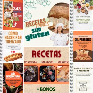 Imagen de portada para Ebook Recetas Sin Gluten Básico