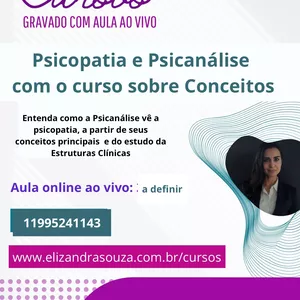 Imagem do curso Psicopatia em Psicanálise