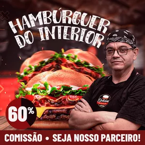 Imagem de Curso Online - Hambúrguer do Interior  criado por W&L Empreendimentos Digitais na hotmart