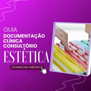 Imagem de capa para o Ebook Guia Completo de Documentação Sanitária Editável para Consultórios e Clínicas de Estética