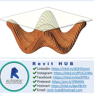 Cover image for Ebook 3D HQ Revit family - Parametric Table