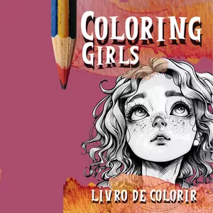 Cover image for Ebook Coloring Girls Livro de colorir para Meninas...
