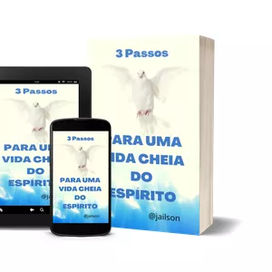 Imagem de capa para o Ebook 3 passo para uma vida cheia do Espirito 