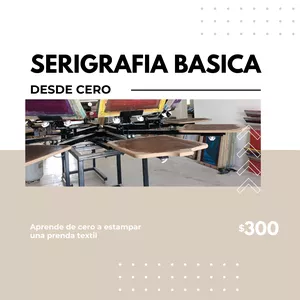 Imagen de portada para Curso online Serigrafia Basica