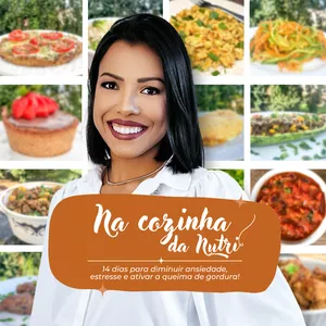 Imagem de capa para o Ebook Na Cozinha da Nutri (Cardápio 14 dias + 100 receitas)