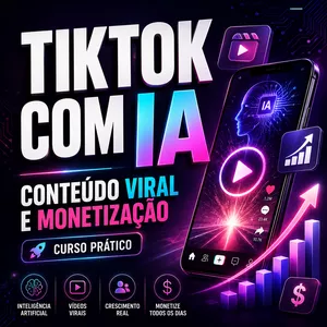 Imagem do curso TikTok com IA: Conteúdo Viral e Monetização