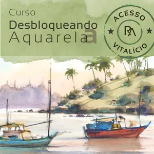 Imagem de capa para o Curso online ACESSO VITALÍCIO AO CURSO DESBLOQUEANDO A AQUARELA