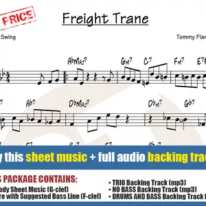 Cover image for Online course Freight Trane (Sheet Music + Backing Tracks)