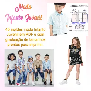 Imagem principal do produto Molde PDF Moda Infanto-Juvenil 