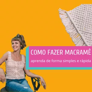 Imagem de capa para o Curso online Como fazer macramê: aprenda de forma simples e rápida