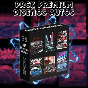 Imagen de portada para Curso online PACK DISEÑOS PREMIUM AUTOS VOL 1 &amp; VOL 2