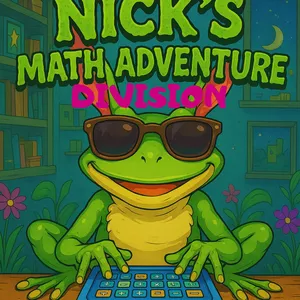 Cover image for Ebook Cool Frog Nick’s Math Adventure (Division): Where Numbers Leap, Giggles Echo, And Learning Feels Like Play! (Cool Frog Nick’s Adventures For Kids Ages 6 To 10) 