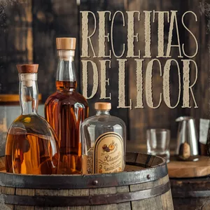 Imagem de capa para o Ebook Receitas de Licor