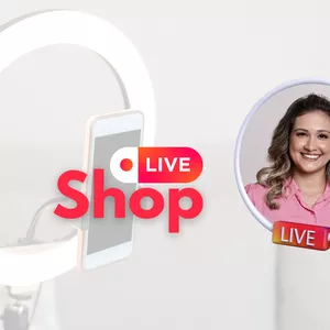 Imagem de capa para o Curso online LIVE SHOP Lucrativa