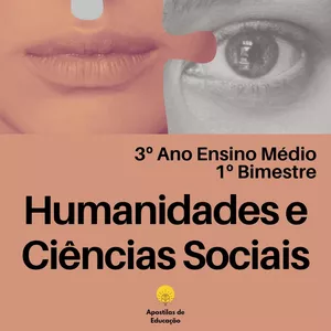 Imagem de capa para o Ebook Humanidades e Ciências Sociais 3º Ano 1º Bimestre (Ensino Médio) - Apostila com Planos de Aula