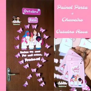 Imagem de capa para o Ebook Painel Porta Outubro Rosa