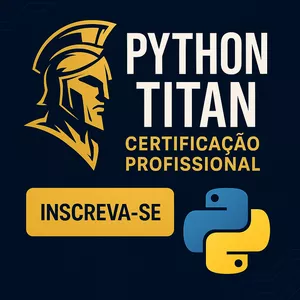 Imagem de capa para o Curso online Python Titan – Certificação Profissional 