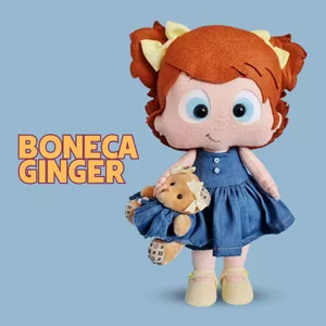 Imagem de capa para o Curso online Boneca Ginger 