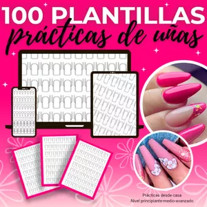 Imagen de portada para Ebook 100 Plantillas De Prácticas De Uñas💅💅