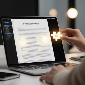 Imagem de capa para o Curso online Modelo Editável Doc - O Contrato de Comando™