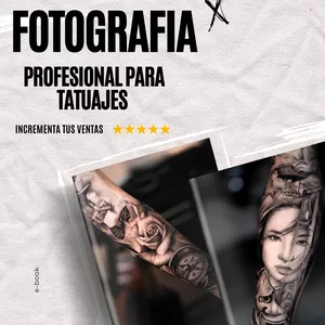 Imagen de portada para Ebook Fotografia profesional para tus tatuajes