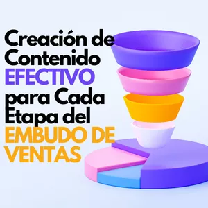 Imagen de portada para Curso online Crea contenido efectivo para cada etapa del embudo de ventas 