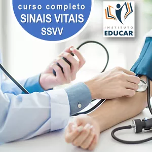 Imagem de capa para o Curso online Curso Completo de Avaliação de Sinais Vitais - SSVV
