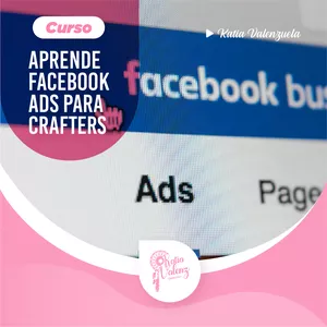Imagen de portada para Curso online Aprende Facebook Ads para Crafters