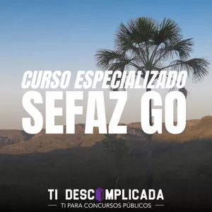Imagem de capa para o Curso online CURSO ESPECIALIZADO: SEFAZ GO @ TI Descomplicada