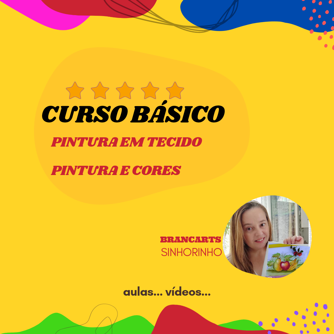 CURSO PINTURA EM TECIDO BRANCARTS>