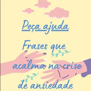 Imagem de capa para o Ebook Frases que acalma na crise de ansiedade