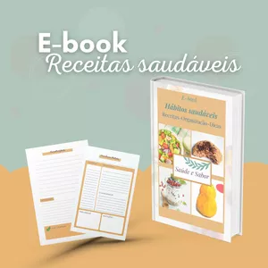 Imagem de capa para o Ebook Receitas saudáveis - Saúde e Sabor