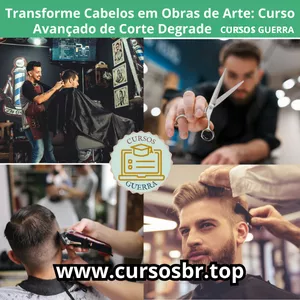 Imagem de capa para o Curso online CURSO BARBEARIA "DEGRADÊ"