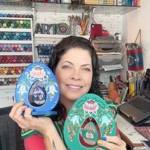 Imagem de capa para o Ebook E-Book Riscos Bauernmalerei Pascoa