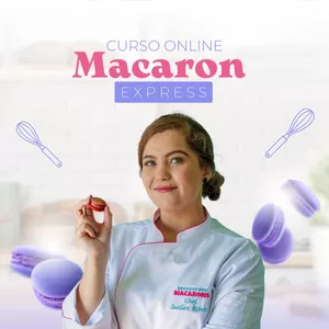 Imagem de capa para o Curso online Curso Macaron Express