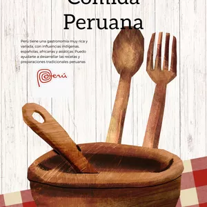 Imagen de portada para Curso online ebook recetario de comidas tradicionales peruana para principiantes