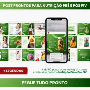 Imagem do curso PACK PARA NUTRIÇÃO PRÉ E PÓS FIV