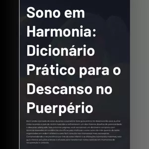 Imagem de capa para o Ebook Sobreviva ao Puerpério Dormindo Bem