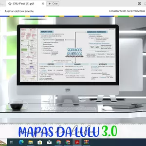 Imagem de capa para o Ebook Mapas mentais para o concurso do CNU -  Bloco 7