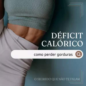 Imagem de capa para o Ebook Déficit Calórico - O Segredo para perder gordura