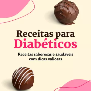 Imagem de capa para o Ebook Receitas para Diabéticos