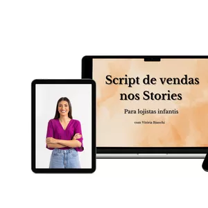 Imagem de capa para o Curso online Script de Vendas nos Stories