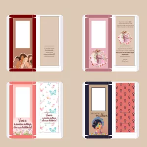 Imagem de capa para o Ebook 4 artes em PDF - Caixa para Caneta - Dia da Mulher