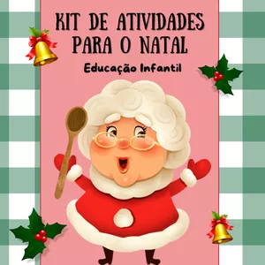 Imagem de capa para o Curso online KIT completo de ATIVIDADES para o Natal para Educação Infantil