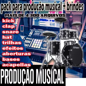 Imagem de capa para o Curso online Pack  Para Produção musical+ Acapellas 