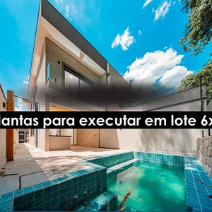 Imagem de capa para o Ebook 7 Plantas para executar em lote 6x25m